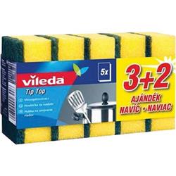Vileda 173845 Pěnová houbička na nádobí Tip-Top 5 ks