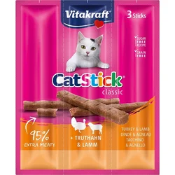 Vitakraft Cat Stick mini Turkey + Lamb 3x6g