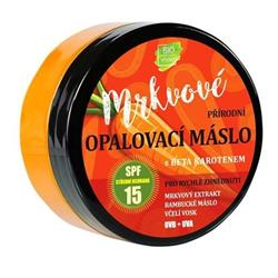 Vivaco 100% přírodní opalovací máslo s mrkvovým extraktem SPF 15 190004 - Kosmetika - Ochrana proti slunci