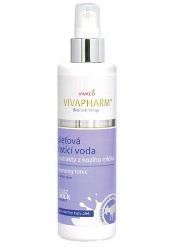 Vivapharm Čistící pleťová voda s extrakty z kozího mléka 200ml