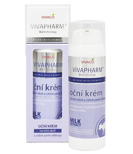 Vivapharm Krém na oční okolí s komplexem hydratačních složek z kozího mléka 50ml