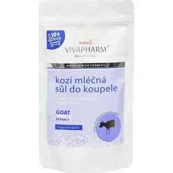 Vivapharm Kúpeľová soľ s kozím mliekom 300g