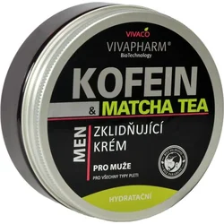 Vivapharm Upokojujúci a hydratačný krém s kofeínom a matchou 200 ml