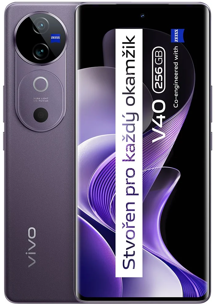 VIVO V40 5G 8 GB/256 GB, fialová