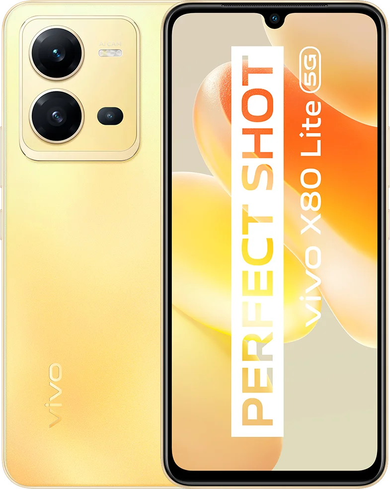 Vivo X80 Lite 5G zlatý