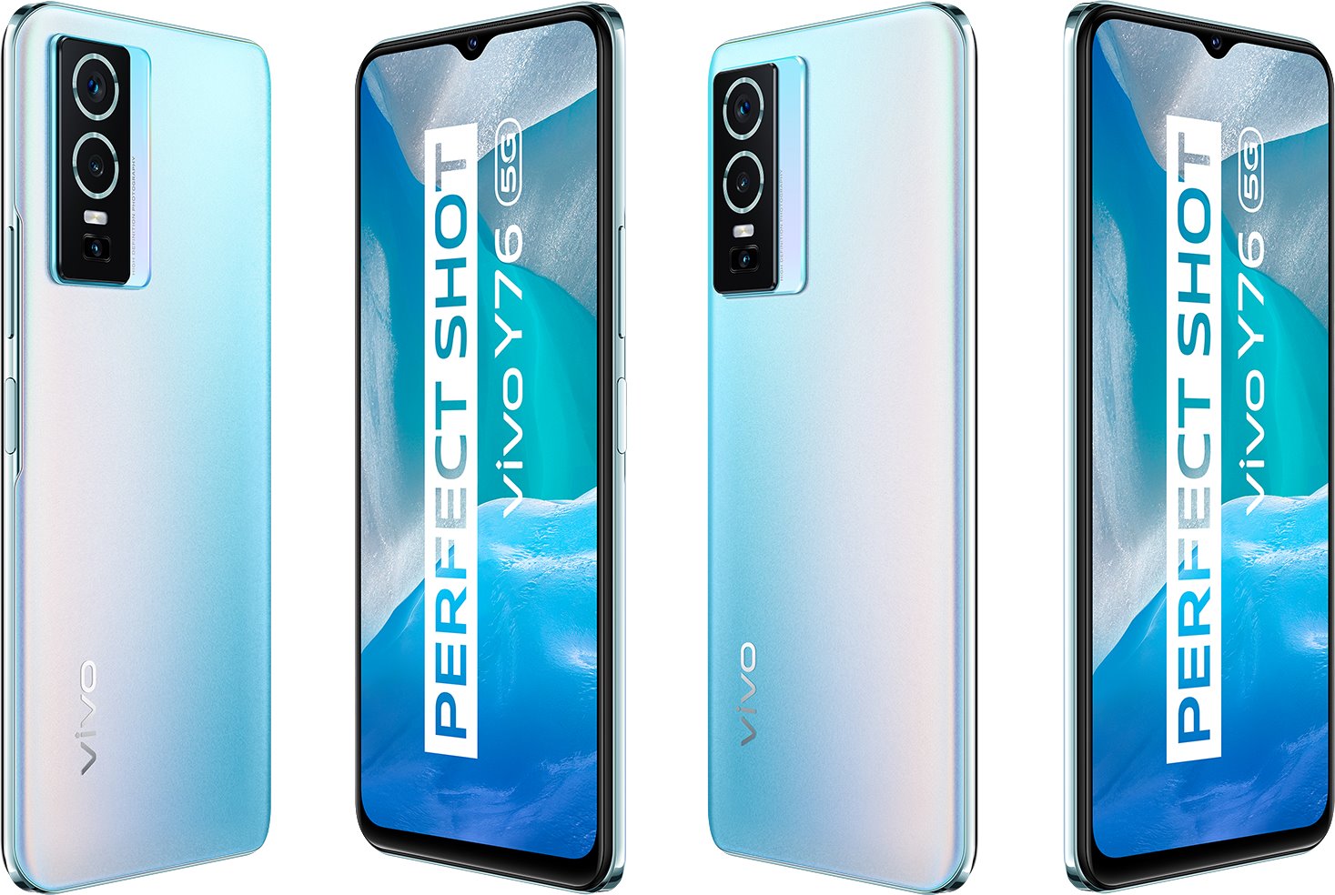 Vivo Y76 5G biela a modrá