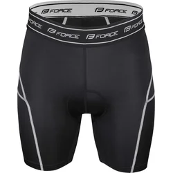 Vnútorná vložka FORCE pre MTB šortky, čierna veľkosť XS