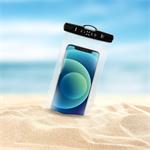 Vodotesné plávajúce puzdro na mobil FIXED Float s kvalitným uzamykacím systémom a certifikáciou IPX8, čierne