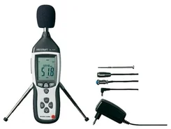 Voltcraft SL-451 Hlukoměr, Rozsah měření 30 až 130 dB A/C, přesnost 1,4dB (1kHz)