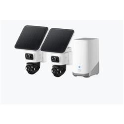 Vonkajšia kamera so solárnym nabíjaním Anker eufy S4 , sada 2+1, 4K biela