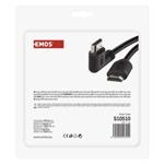 Vysokorýchlostný kábel HDMI 2.0 A vidlica - A vidlica 90° 5 m