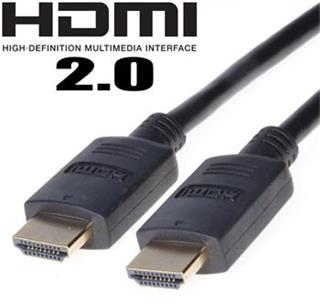 Vysokorýchlostný kábel HDMI 2.0 + Ethernet, pozlátené konektory, 7,5 m