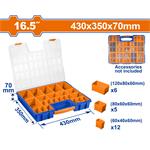 Wadfow Plastový organizér 430x350x70mm 16,5"