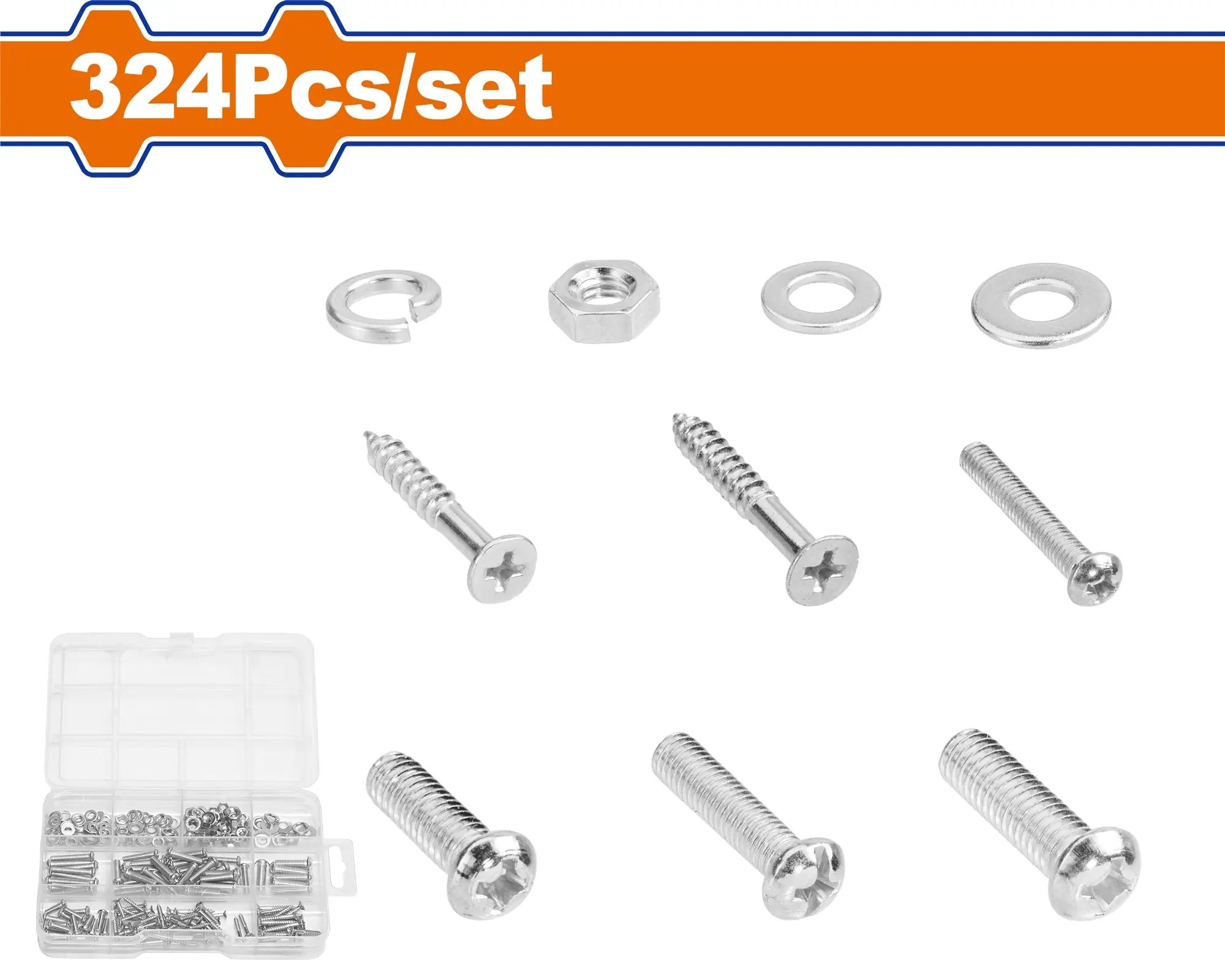 Wadfow Šroub sada 324 ks