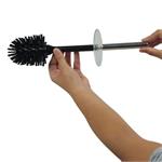 WC kefa KELA DARK plast/nerezová oceľ, čierna