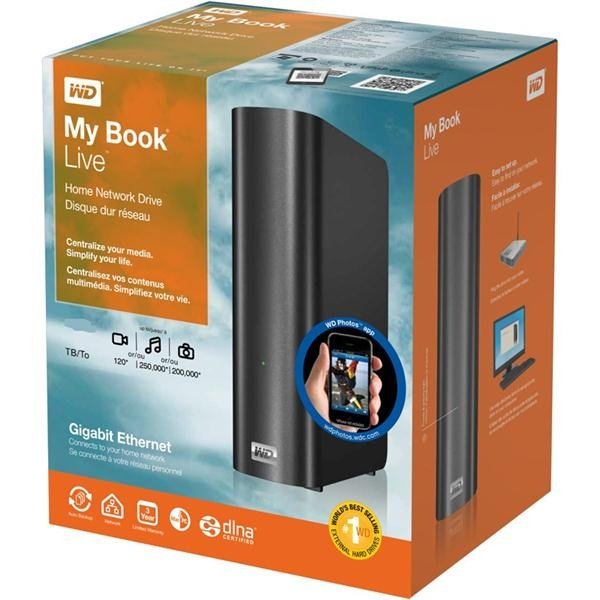 WD My Book Live 3TB 3,5" RJ45 (GLAN) (WDBACG0030HC (WDBACG0030HCH-EESN ...