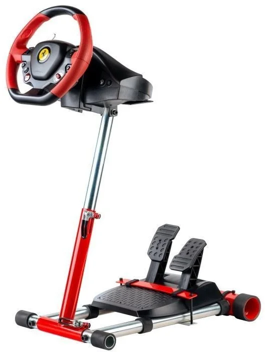 Wheel Stand Pro, stojan na volant a pedále pre Thrustmaster F458 Spider, červený F458 Red
