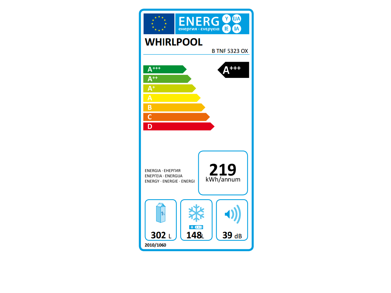 Whirlpool B TNF 5323 OX | TSBOHEMIA.CZ