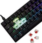 White Shark SHINOBI 2, čierna (US + červené prepínače)