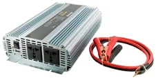 Whitenergy měnič napětí DC/AC 24V/230V, 2000W, 2 zásuvky