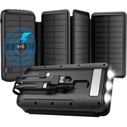 Wodasport® SOLARWINGS OUTDOOR ADVENTURE™ T16P4, 16000 MAH, 4 X SOLAR PANEL 1.2AH