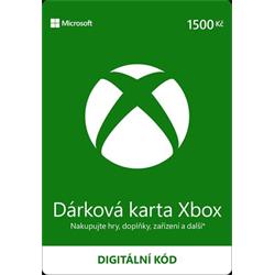 XBOX - Dárková karta Xbox 1500 Kč elektronická licence