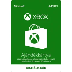 XBOX - Dárková karta Xbox 4490 HUF elektronická licence