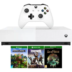 XBOX ONE S All-Digital, 1TB + Minecraft, Fortnite, Sea of Thieves