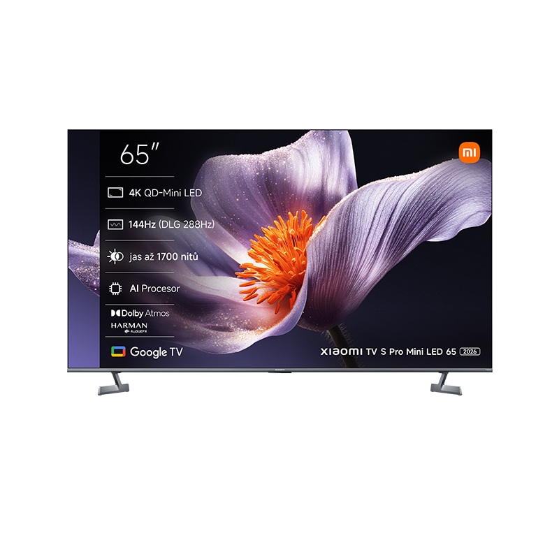 Xiaomi TV S Pro Mini LED 65 2026, 65" 4K UH, sivá
