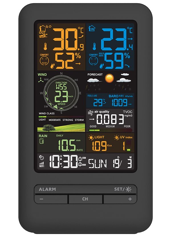 Xtend Home - Meteostanice, Wi-Fi, historie data, napojení na Scenes