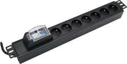 XtendLan 19'' rozvádzač 7x 230V, ČSN, ADV, 1,8 m