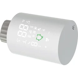 XtendLan Termostatická hlavice/ radiátor/ Zigbee/ Tuya/ display na boku/ bílá