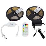 XtendLan Wi-Fi inteligentný LED pás 24W / 10m / 300 LED / RGB / IP65 / Hudba / IR / Tuya