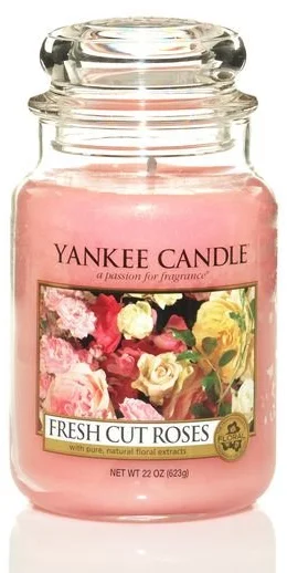 Yankee Candle Čerstvo rezané ruže 623g
