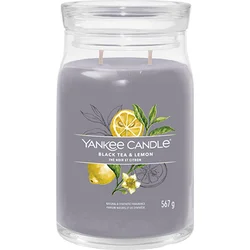 Yankee Candle Čierny čaj a citrón 567g