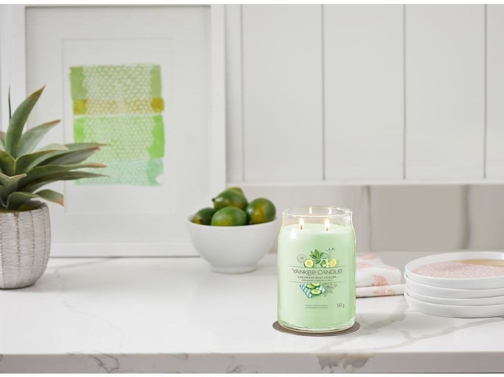 Yankee Candle Uhorka mäta chladiaca 567g