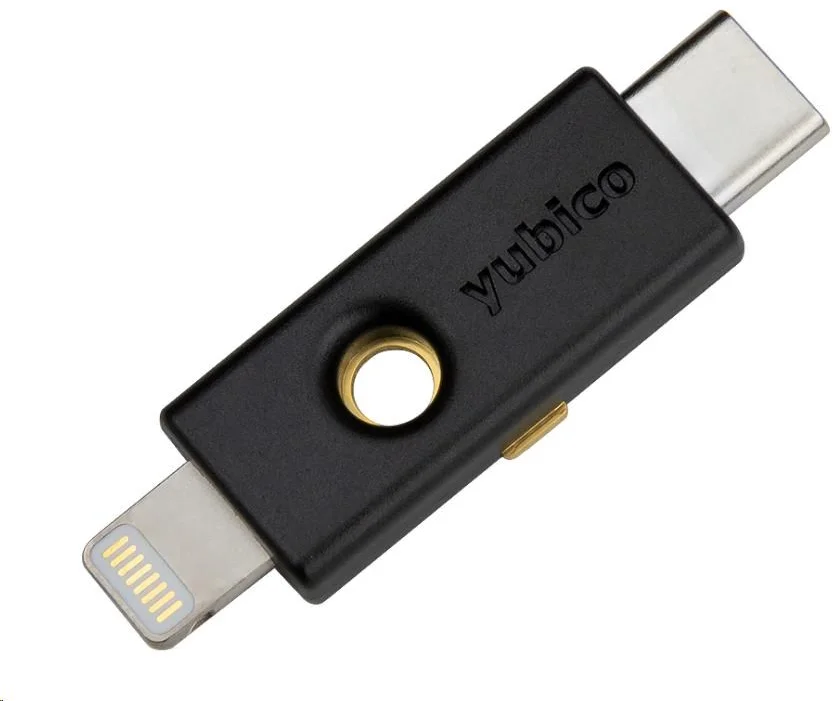 YubiKey 5Ci - USB-C, Lightning, kľúč/token s viacfaktorovou autentizáciou, podpora Smart Card (2FA)
