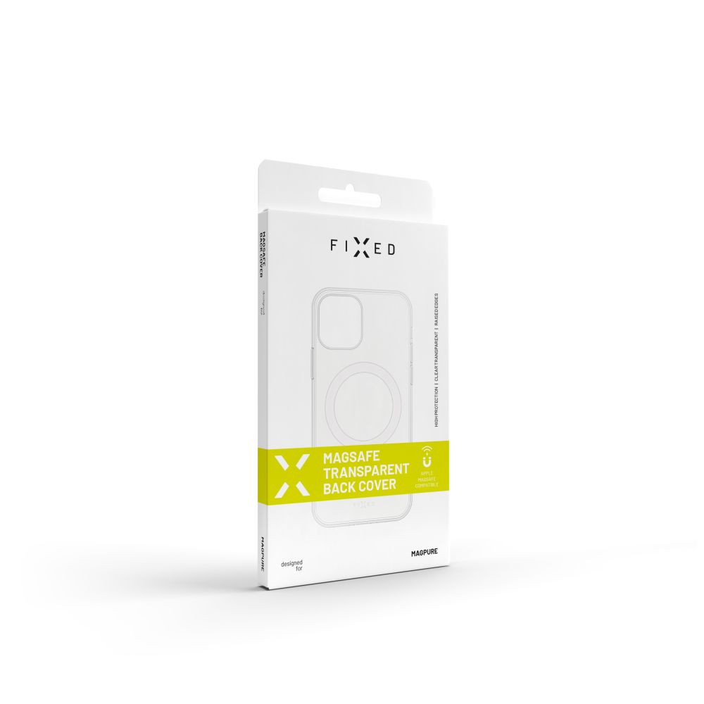 Zadní kryt FIXED MagPure s podporou Magsafe pro Apple iPhone 15, čirý