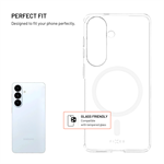 Zadní kryt FIXED MagShell s MagSafe pro Samsung Galaxy S26, čirý