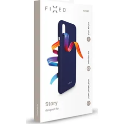 Zadní pogumovaný kryt FIXED Story pro Honor 8S/Honor 8S 2020, modrý