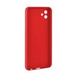Zadní pogumovaný kryt FIXED Story pro Samsung Galaxy A04, červený