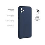 Zadní pogumovaný kryt FIXED Story pro Samsung Galaxy A04, modrý