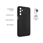 Zadní pogumovaný kryt FIXED Story pro Samsung Galaxy A15/A15 5G, černý