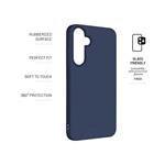 Zadní pogumovaný kryt FIXED Story pro Samsung Galaxy A55 5G, modrý