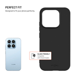 Zadní pogumovaný kryt FIXED Story pro Xiaomi 17, černý