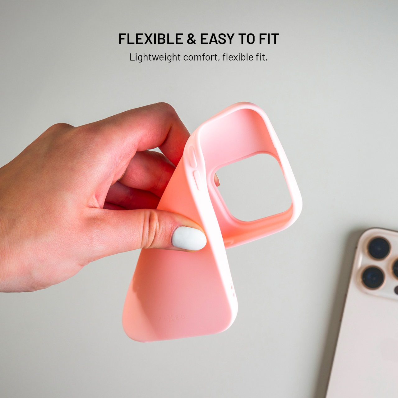 Zadní pogumovaný kryt FIXED Story pro Xiaomi 17 Ultra, růžový