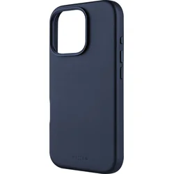 Zadný kožený kryt FIXED MagLeather s podporou MagSafe pre Apple iPhone 16 Pro, modrý
