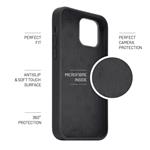 Zadný kryt FIXED Flow pre Samsung Galaxy A14/A14 5G, čierny