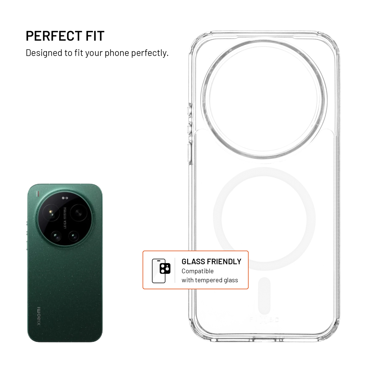 Zadný kryt FIXED MagPure s podporou Magsafe pre Xiaomi 17 Ultra, číry
