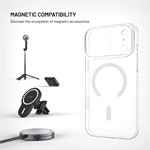 Zadný kryt FIXED MagShell s podporou MagSafe pre Apple iPhone 18 Pro Max/17 Pro Max, priehľadný